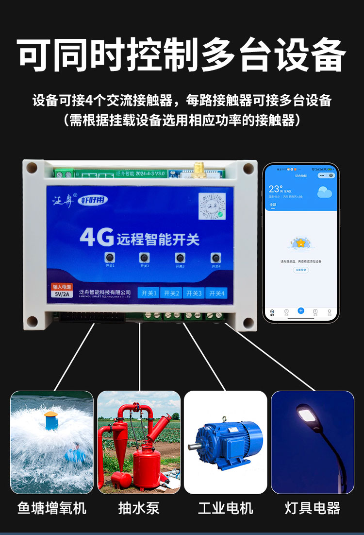 4G远程智能开关应用场景